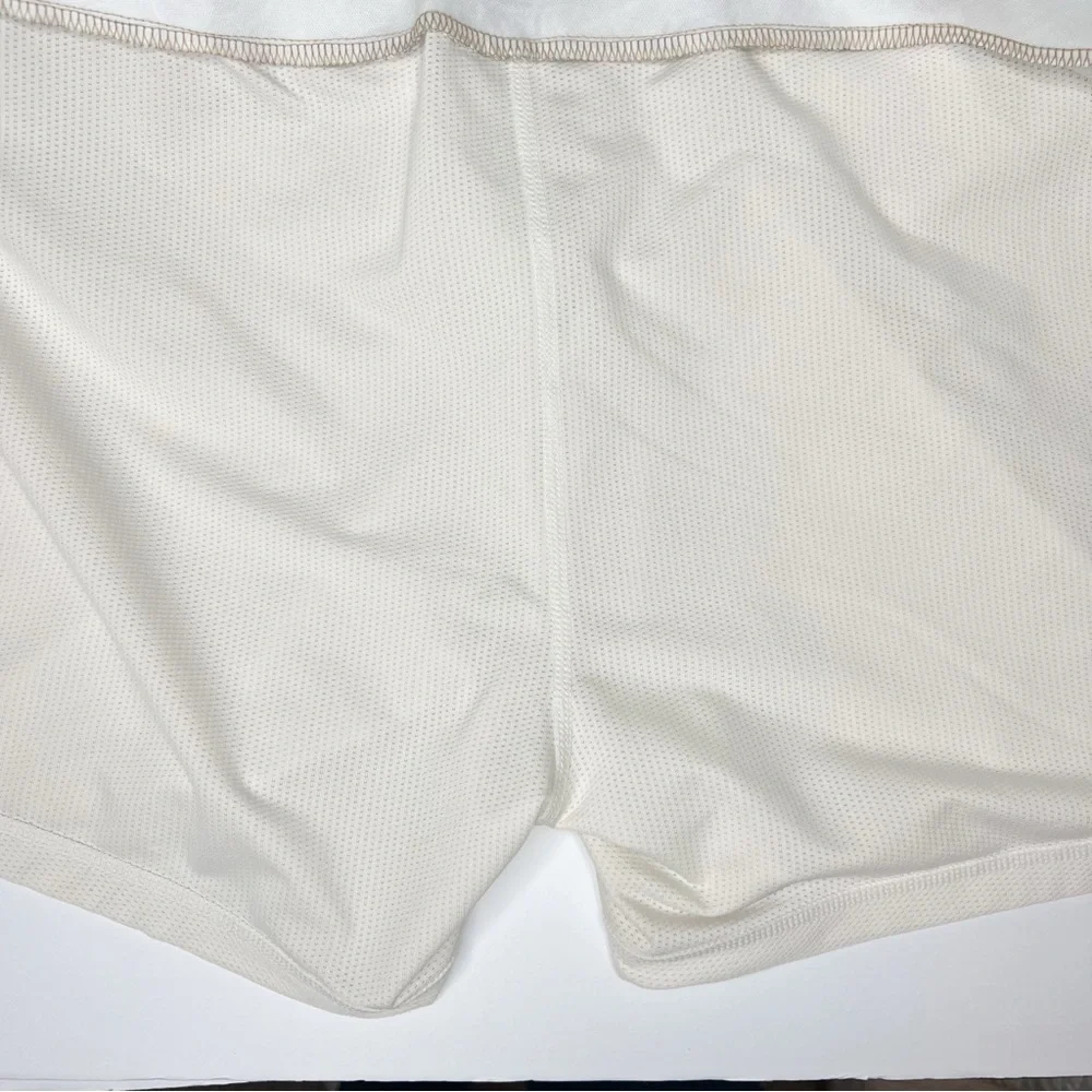 Tory Burch Performance Golf Skirt Floral Ruffle Snap Built In Shorts size 12